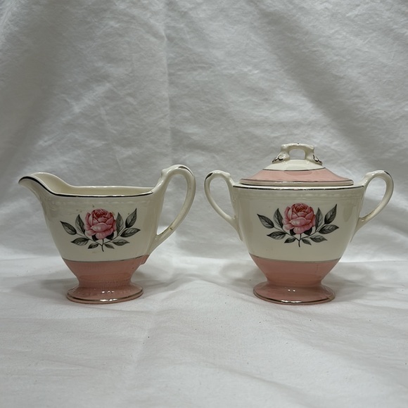 Vintage cream and sugar bowl set - Picture 3 of 6